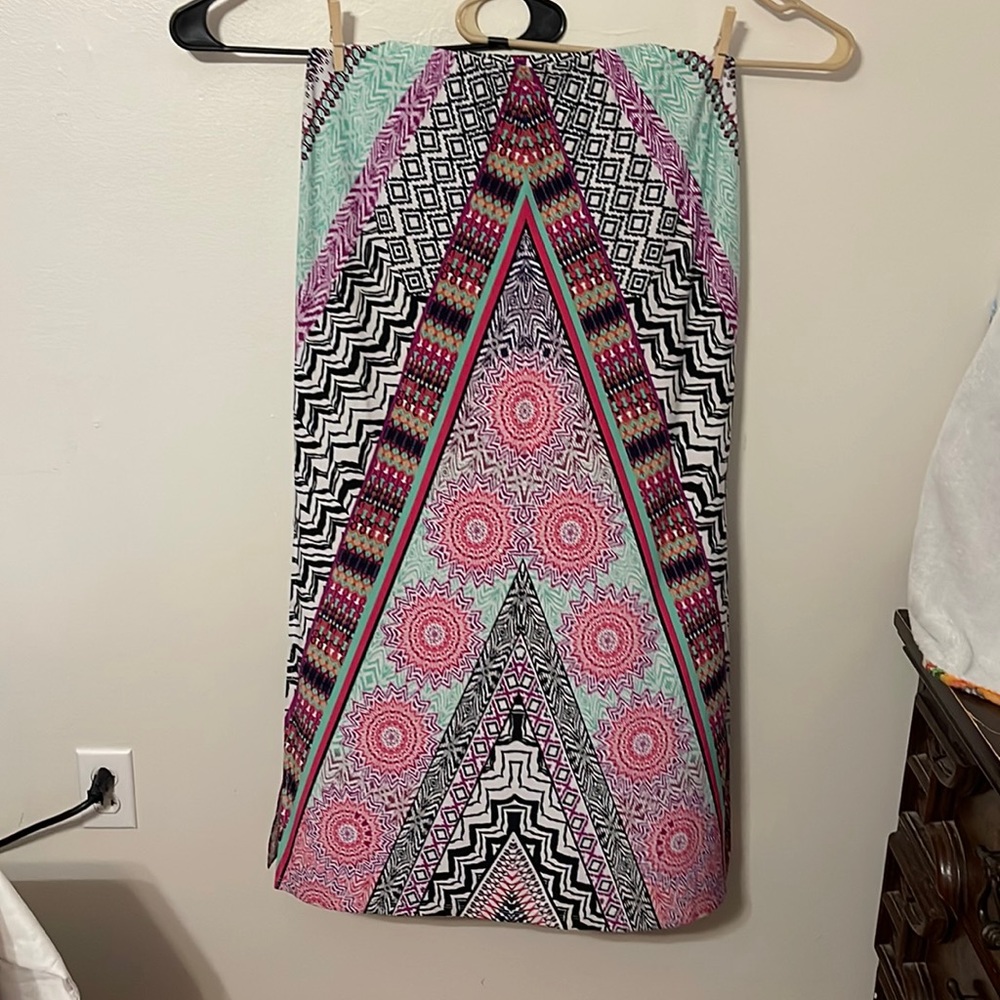 multi colored skirt